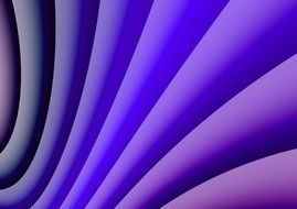 voluminous purple waves