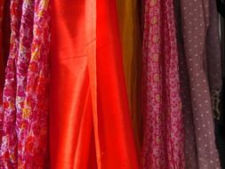 scarves polkadot floral patterned