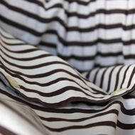 shirt zebra fabric button sew