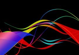 abstract image of plexus waves