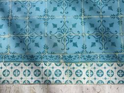 tiles turquoise pattern azulejos