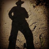 cowboy shadow man turkish cowboys