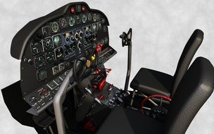 aircraft interior panel 3d