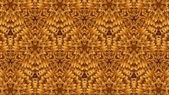 abstract brown kaleidoscope pattern on wallpapers