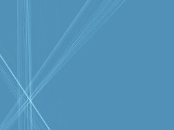 abstract white lines on blue background