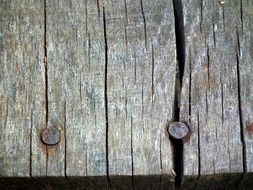 nail old rust boards wood metal