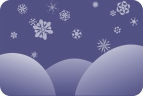 graphic snowflakes