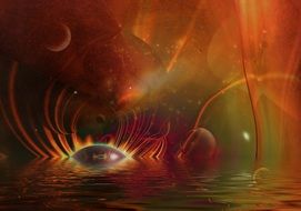 desktop fractal background balls