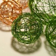decoration background wire ball