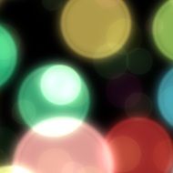 colorful defocused bubbles