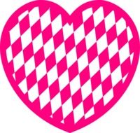 pattern heart diamond love pink