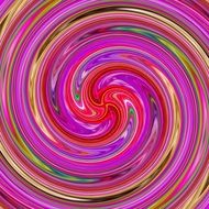 art circular pink shiny plastic