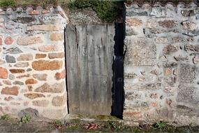 shabby door gate garden