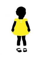 child kid girl little cute black