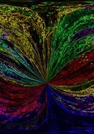 rainbow graphic pattern