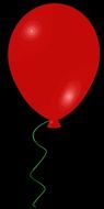 balloon red layers toy