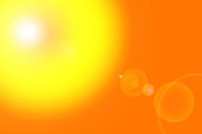 picture sun abstract yellow