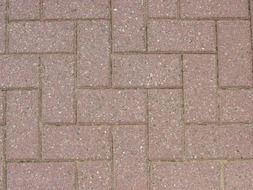 bricks patio red paving pattern