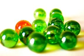 Fiberglass green balls