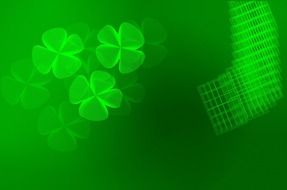 background pattern clover leaf