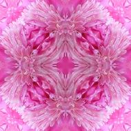 background with floral kaleidoscope pattern