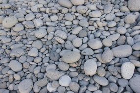 grey beach pebbles