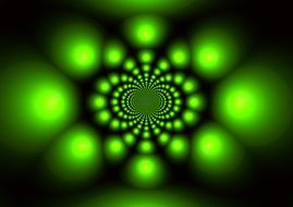 green color bokeh abstract light background
