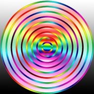 rainbow round colors background
