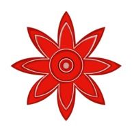 flower pattern shape decorative