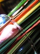 abstract background rainbow glass