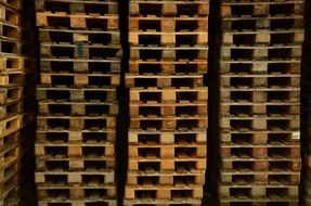 background euro pallets