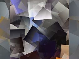 background with blue, gray, black squares