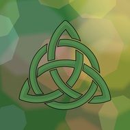 background with celtic symbol