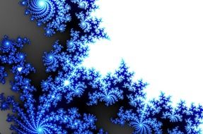 blue gray abstract spiral