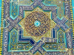 uzbekistan mosaic majolica