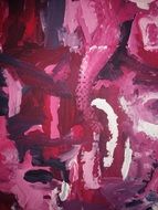 art red background graffiti colors