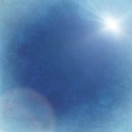 background with blue sky and sun