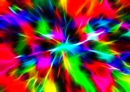 abstract explode of colors