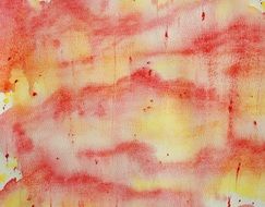 yellow red watercolor background