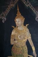 painting of a buddhist woman