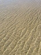 sand pattern waves beach sea