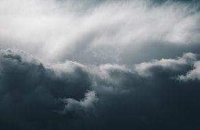 texture of the storm clouds