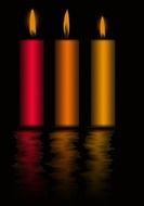 candles background light flame red