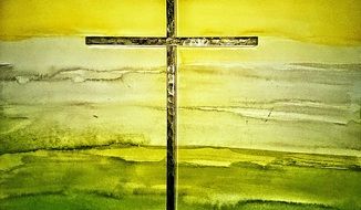 communion courage cross art