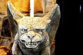 gargoyle statue stone monster