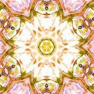 chakra art heart healing gold