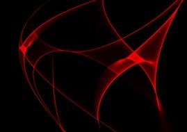 abstract red wave pattern colorful