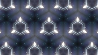 abstract blue lights on background