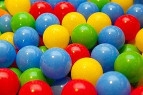 background with colorful balls