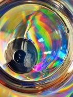 abstract light rainbow design